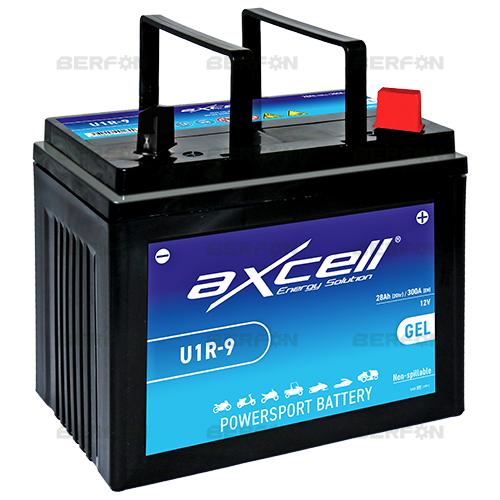 BATERIA AXCELL U1R-9: 12V-28,0A (195x125x176mm)